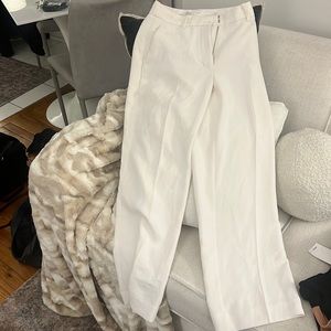 White aritzia trousers